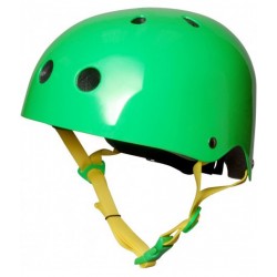 Children's helmet Kiddimoto neon green