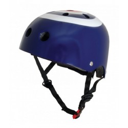 Children's helmet Kiddimoto blue target