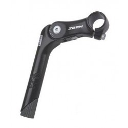 Вынос руля ZOOM MTS-C232N-5 180мм. 1-1/8", для резьбовой вилки, для руля 25,4 регулируемый, алюмин. Black