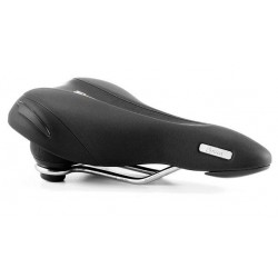 Сідло Selle Royal Premium OPTICA MODERATE, 3D Skingel, оббивка Black Astrale, 271х169мм, 540г, еластоміри, чоловіче, чорне