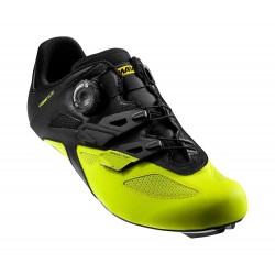 Обувь Mavic COSMIC ELITE размер UK 9 (43 1/3, 274мм) Black/Black/Safety черно-желтая