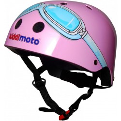 Шолом дитячий Kiddimoto окуляри пілота, блакитний, розмір S 48-53см
