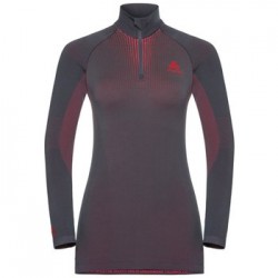 Термофутболка ODLO ( 188081 ) TOP Turtle neck 1/2 zip PERFORMANCE 2019