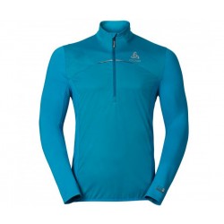 Кофти та толстовки для бігу ODLO (347772) Jacket ZEROWEIGHT logic Midlayer'17