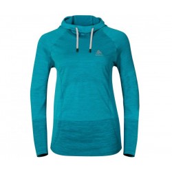 Кофти та толстовки для бігу ODLO (349101) Hoody midlayer seamless BRIANA W'17