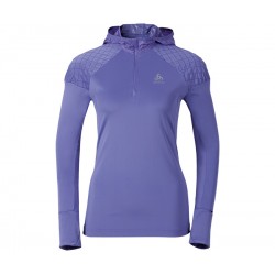 Кофти та толстовки для бігу ODLO (370281) Hoody midlayer 1-2 zip MEDALIA W'16