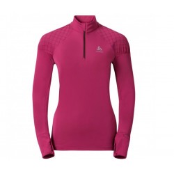 Кофти та толстовки для бігу ODLO (370291) Midlayer 1/2 zip MEDALIA W'17
