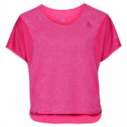 Футболка для бега ODLO (350101) BL TOP cropped crew neck s/s MAIA'18