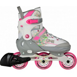 Ролики POWERSLIDE (880232) ONE KIDS SKATES Joker Girls Softboot 2018