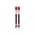 Лыжи горные ROSSIGNOL ( RAHJY02 ) FCFK002 HERO JR KX + крепления KID-X 4 B76 B/W 2019
