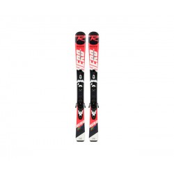 Лижі гірські ROSSIGNOL (RAHJY02) FCFK002 HERO JR KX + кріплення KID-X 4 B76 B/W 2019
