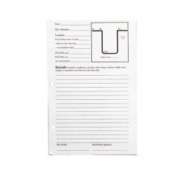 Аксессуары SCUBA 60 PAGE 3-RING REPLESMENT DIVE LOGS ONLY'09