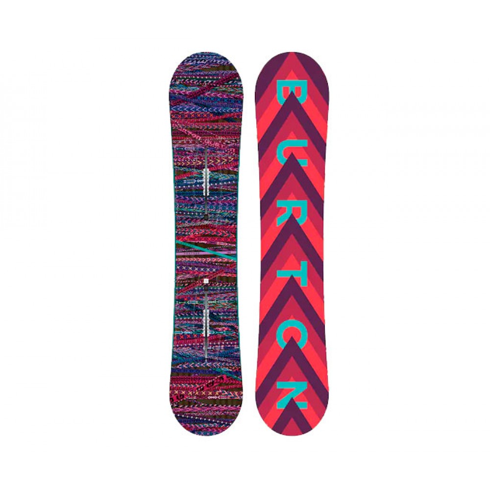 BURTON FEATHER VR 144 × LINK REBORN M Burton Snowboard Feather 144 Wmn - blue (multi)
