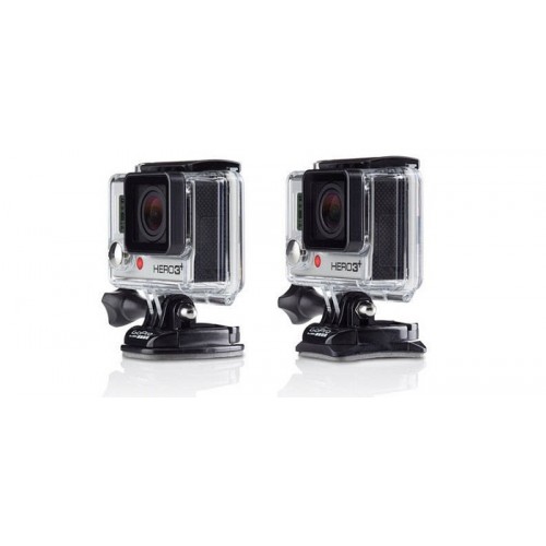  Curved + Flat GoPro Adhesive Mounts - A set of straight and curved GoPro adhesive mounts - photo 1